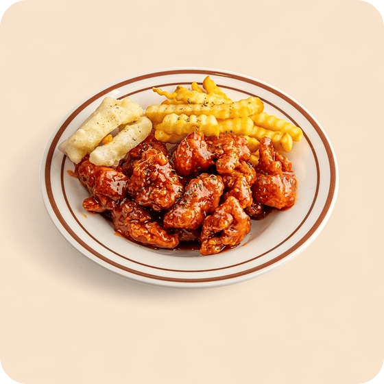 아임타코야끼 치킨 닭강정 메뉴