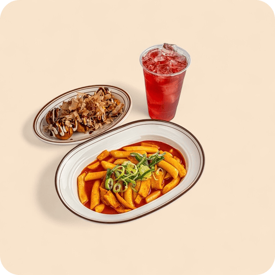 아임타코야끼 세트 메뉴