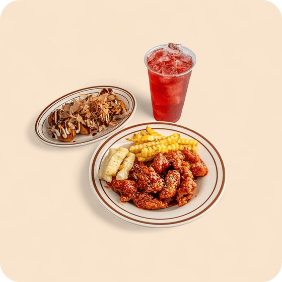 아임타코야끼 세트 메뉴